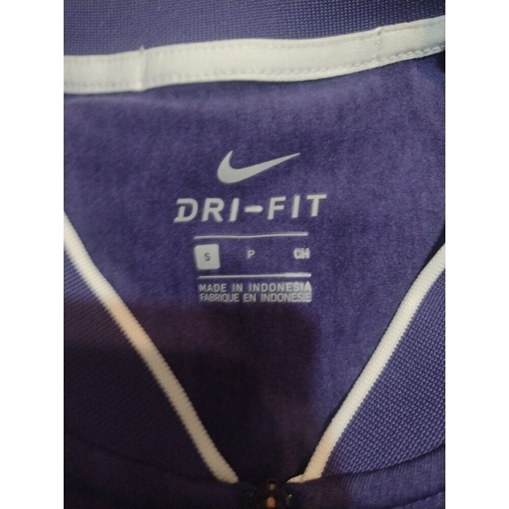 NEW Men's Nike TCU Horn Frogs 1/4 Zip Pullover Sweatshirt Small S Purple NWT - Picture 10 of 14